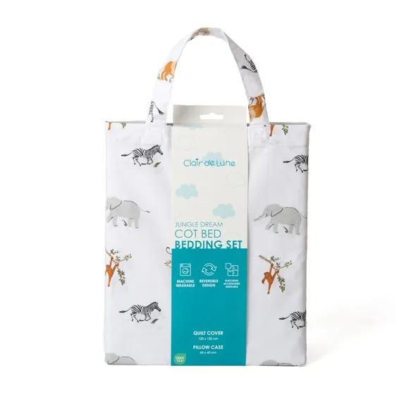 Clair de Lune Jungle Dreams Cot Bed Set 4
