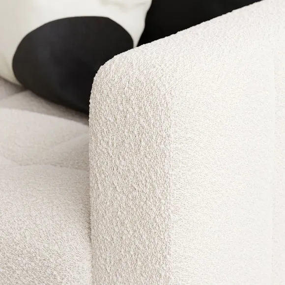 Harlow Boucle Ivory Storage Sofa Bed 5
