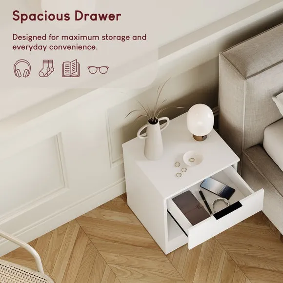 Hayes 1 Drawer Bedside Table 4
