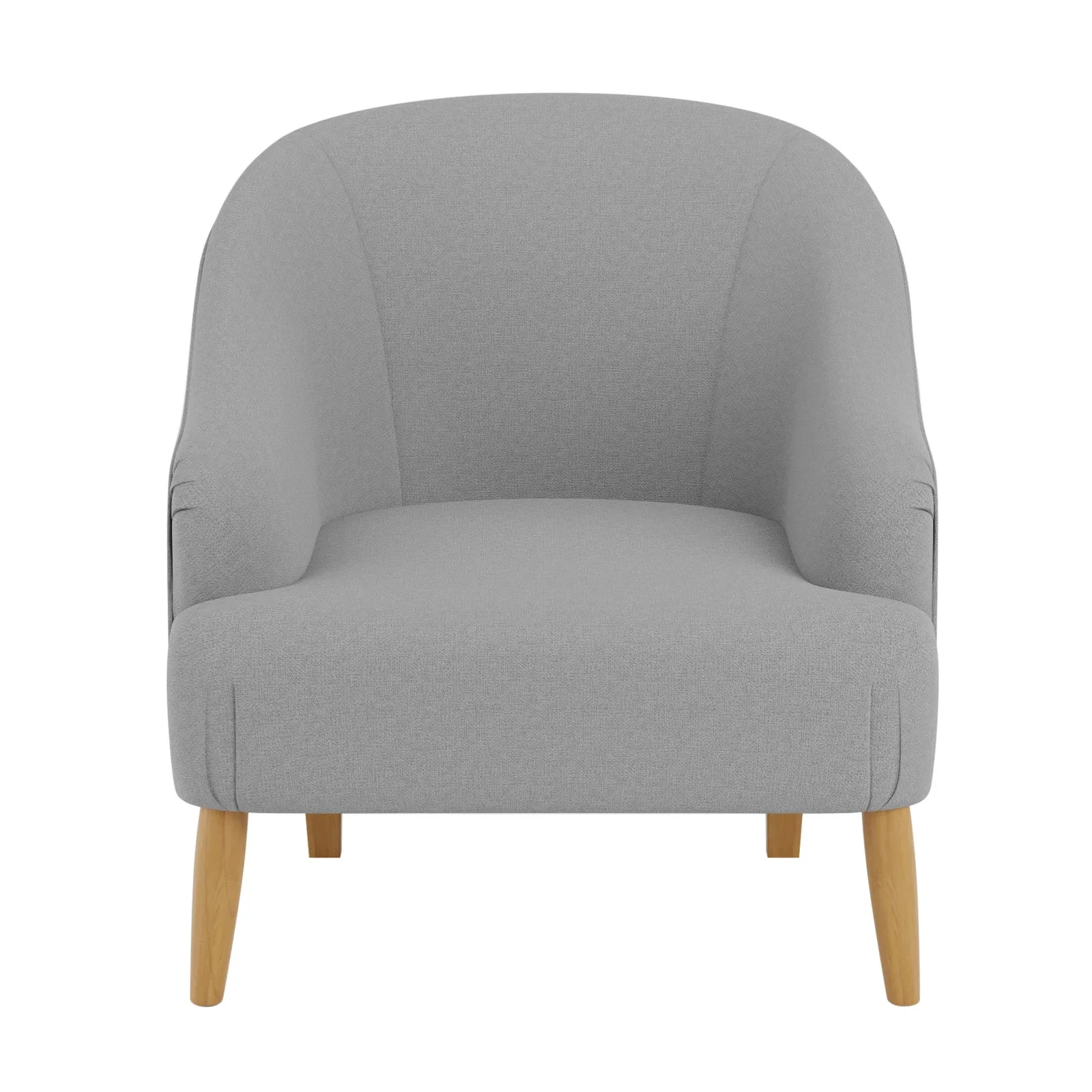 Mabel Faux Wool Armchair Grey