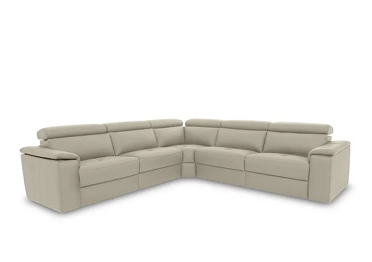 Canto Large Leather Corner Sofa
