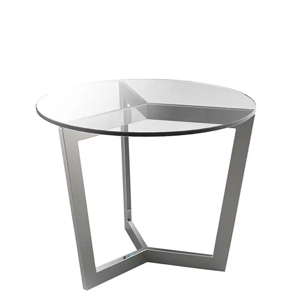 Reflect Glass Side Table  Crystal