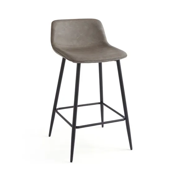 Jayden Counter Height Bar Stool, Faux Leather 6