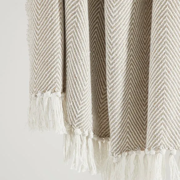 Jenson Herringbone Throw Blanket 4