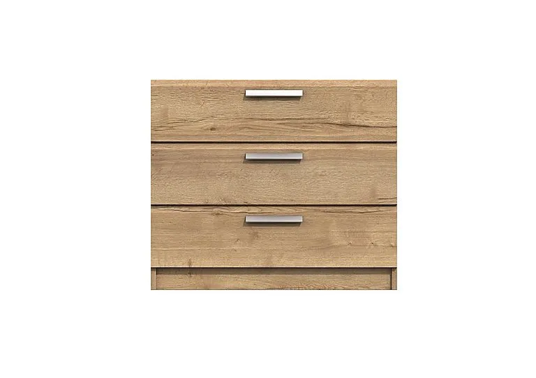 Waterloo 3 Drawer Chest - Natural Rustic Oak
