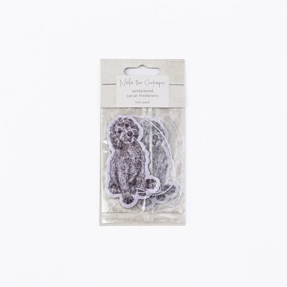 Set of 2 Sandalwood Cockapoo Air Fresheners 4