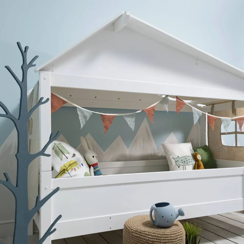 Nöa and Nani Inka Treehouse Bed Low in White 6
