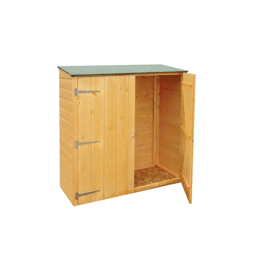 Shires Shiplap 4 x 2 Feet Dip Treated Garden Storage in Light Brown