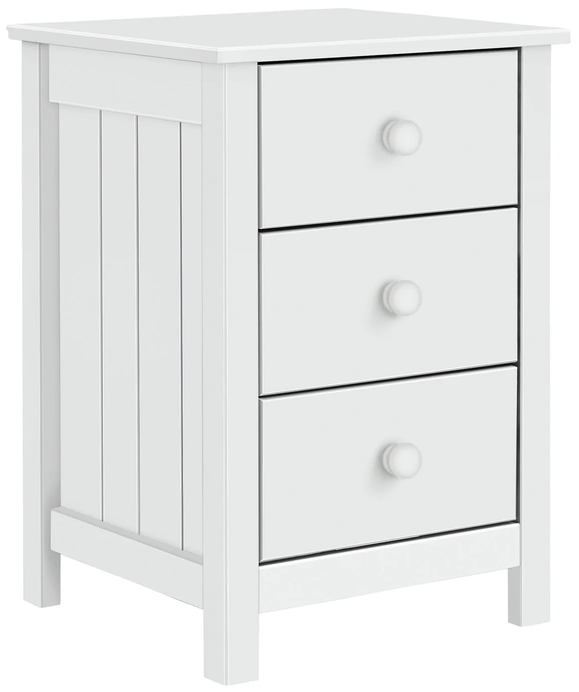 Argos Home Scandinavia 3 Drawer Bedside Table - White