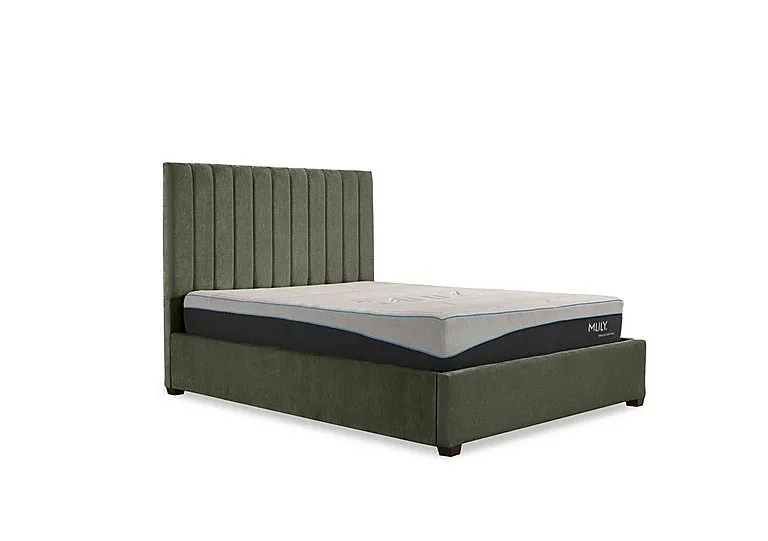 Miranda 133cm Headboard Manual Ottoman Bed Frame - Double - Faremont Hunter