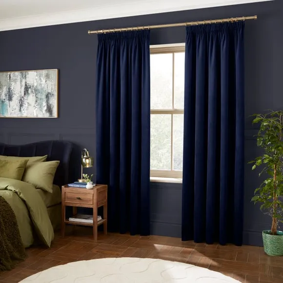 Luxe Velour Pencil Pleat Curtains 2