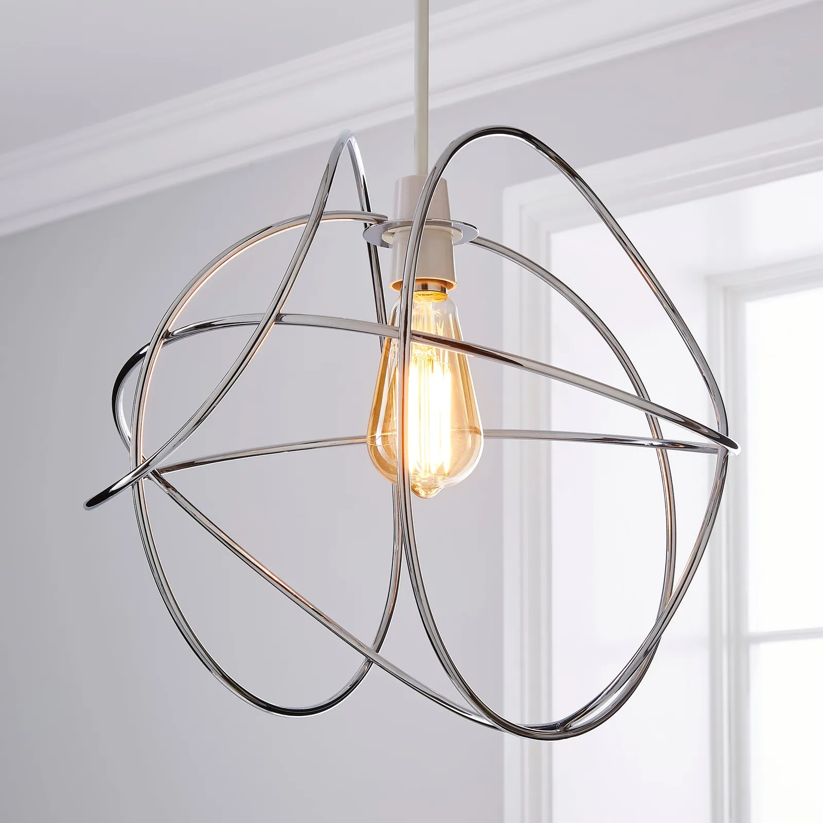 Marlow Easy Fit Pendant Chrome Chrome