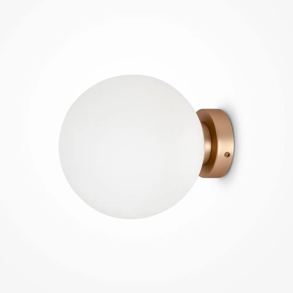 Netlighting Maytoni Basic Form Large Modern Wall Lamp Gold E14