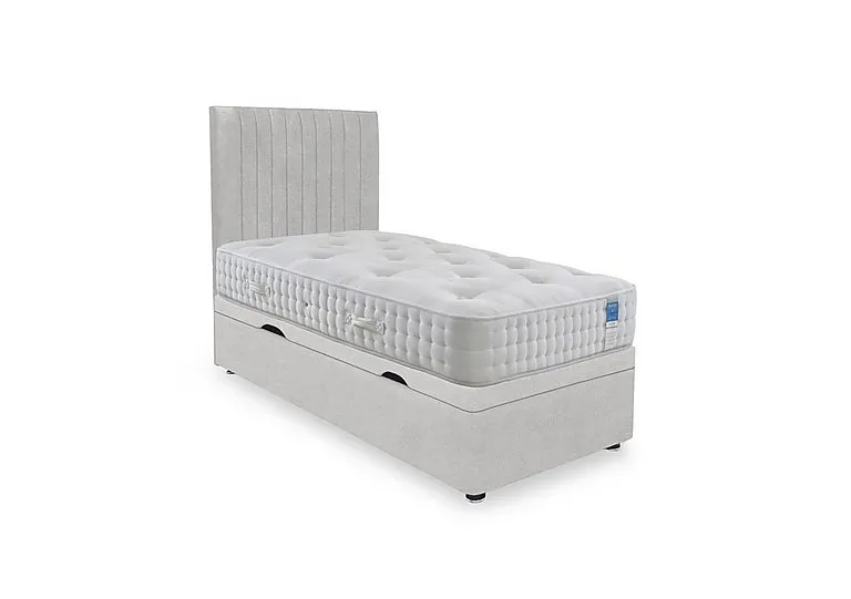 Ortho 2000 Manual Side Ottoman Divan Set - Small Single
