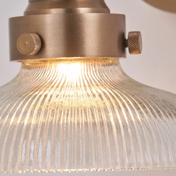 Return - Pacific Lifestyle Bowery Ribbed Wall Light 2