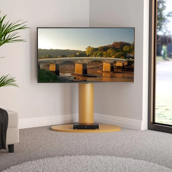 AVF Wooden Column TV Stand for TVs up 65” 1
