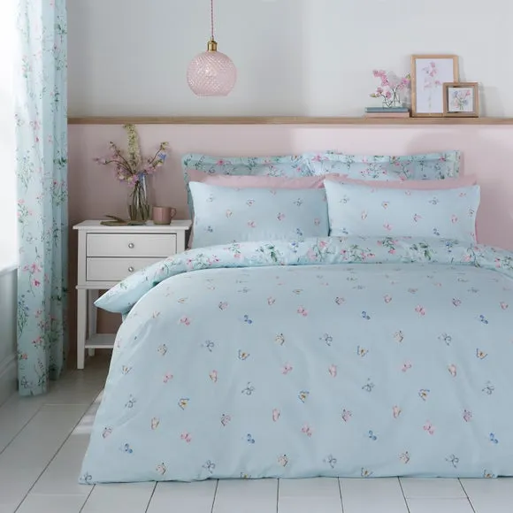 Sweetpea Polycotton Duvet Cover & Pillowcase Set 3