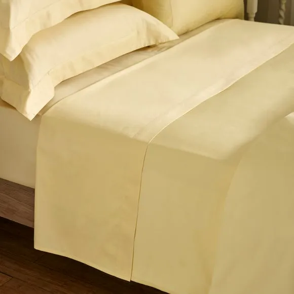 Dorma Luxe Egyptian Cotton Sateen Flat Sheet 1