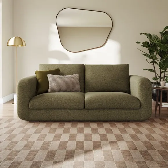 Luca Soft Chenille 3 Seater Sofa 1