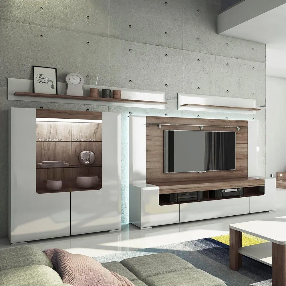 Furniture To Go Toronto 190cm wide TV Cabinet in White 5