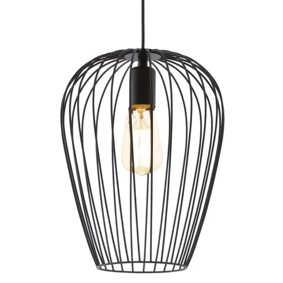 EGLO Newton Vintage Hanging Caged Pendant Light 2