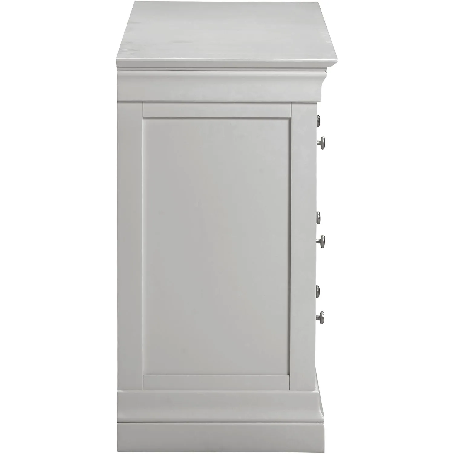 Seconique Bordeaux 3+2 Drawer Chest (Fully Assembled) in Light Grey 6