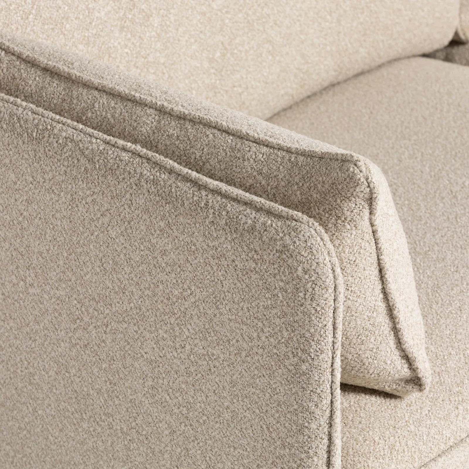 Juneau 2.5 Seater Sofa, Neutral Fabric | Barker & Stonehouse 4