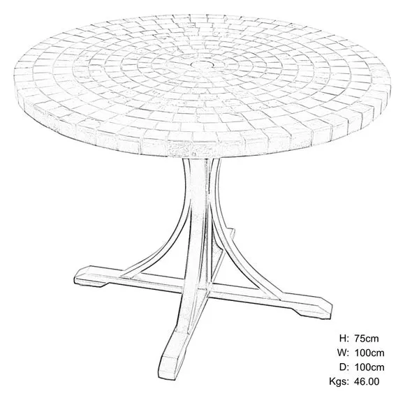 Monterey 4 Seater Dining Set with Ascot Chairs 6