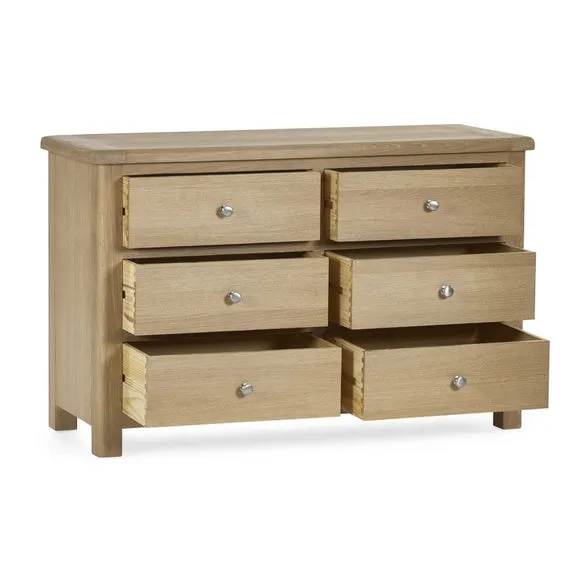 Memphis 6 Drawer Wide Chest 4