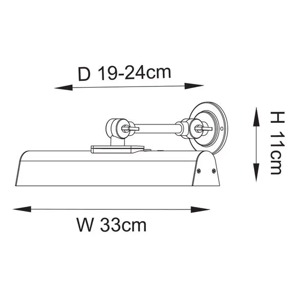 Vogue Diana Rechargeable Adjustable LED Picture Wall Light 5
