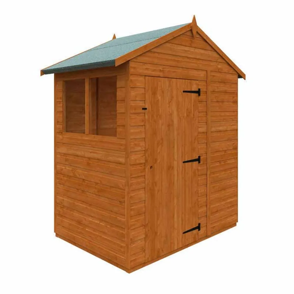 Buttercup Farm 4x6 Flex Apex Summerhouse Garden Sunroom 12mm Flex in Burnt Orange