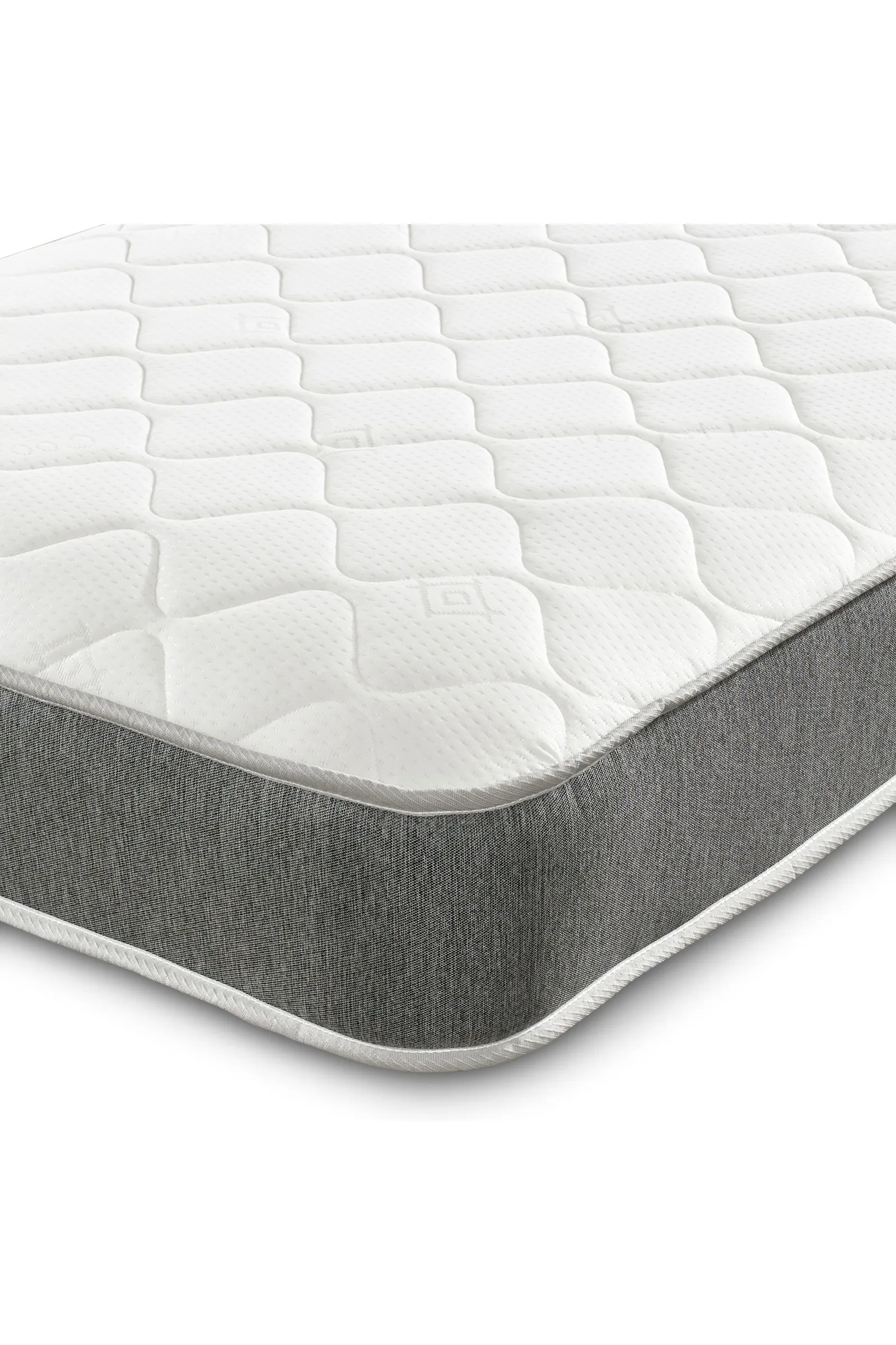 eXtreme Comfort Ltd Cooltouch Essentials Grey Memory Foam Hybrid Spring Mattress in Mid Grey 4