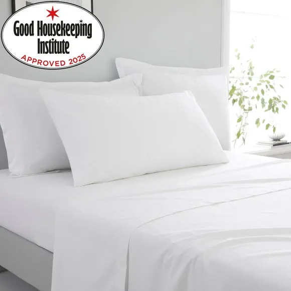 Pure Cotton Kingsize Pillowcase Pair