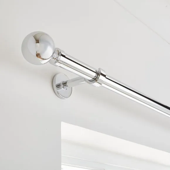 Ashton Fixed Metal Curtain Pole 1