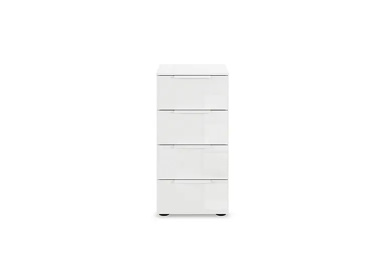 Estella 40cm 4 Drawer Chest - Alpine White - Bedroom Furniture - In Time for Christmas