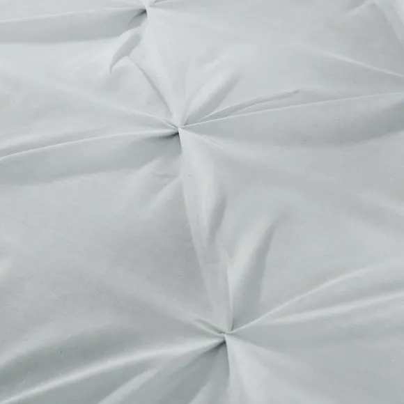 Serene Lara Duvet Cover & Pillowcase Set White 3