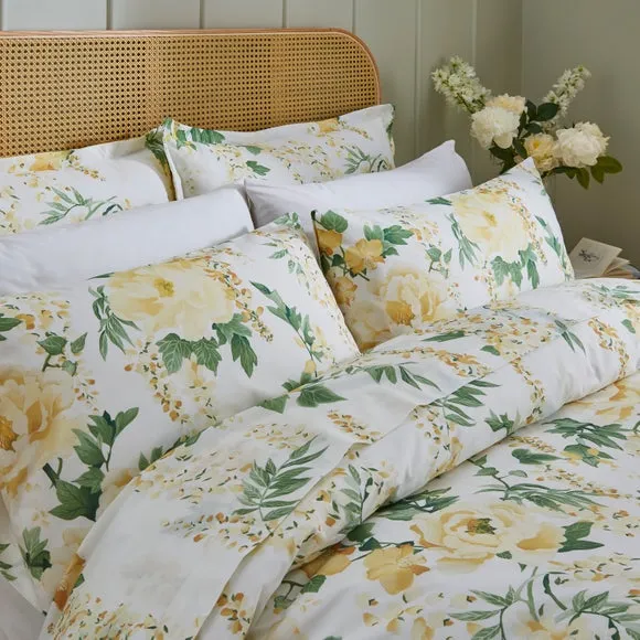 Hidcote Floral 100% Cotton Flat Sheet 3