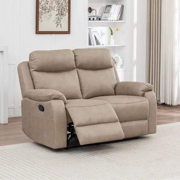 Aviemore Faux Leather 2 Seater Manual Reclining Sofa
