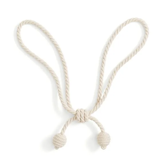 Ball Jute Curtain Tieback 2