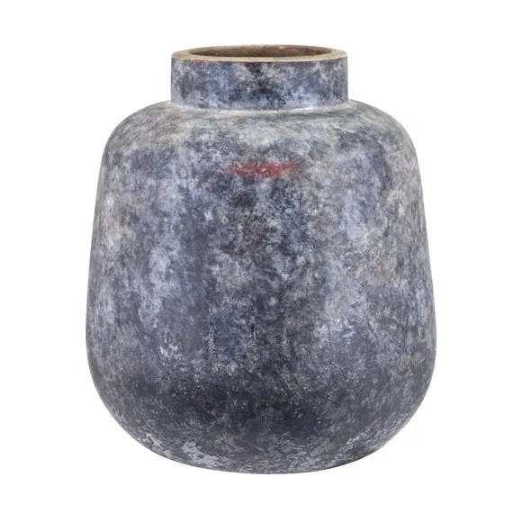 Vulcan Grey Volcanic Stoneware Vase 3