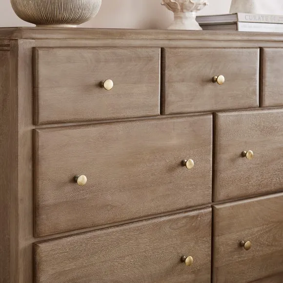 Giselle 7 Drawer Chest, Mango Wood 4