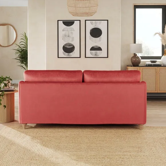 Hattie Matte Plush Velvet 3 Seater Sofa 3
