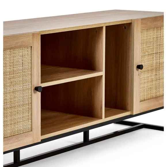 Hollis Oak TV Unit for TVs up to 67" 5