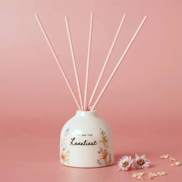 The Cottage Garden Ceramic Reed Diffuser Loveliest, Multi 5