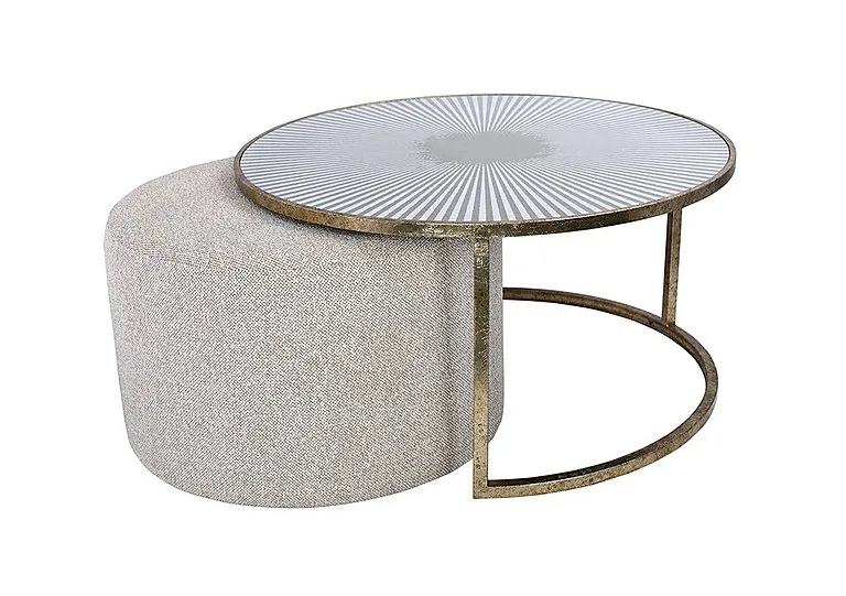Lucille Coffee Table and Footstool