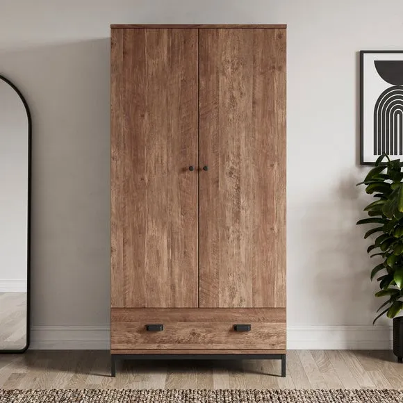 Fulton 2 Drawer Bedside Tables & 4 Drawer Chest & 2 Door Wardrobe Bundle 4