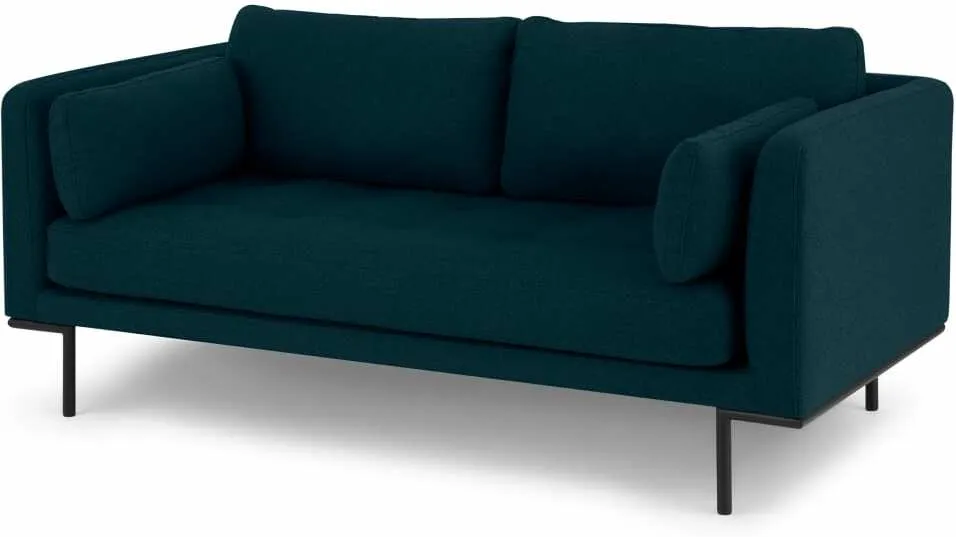 Harlow Large 2 Seater Sofa, Elite Teal Fabric