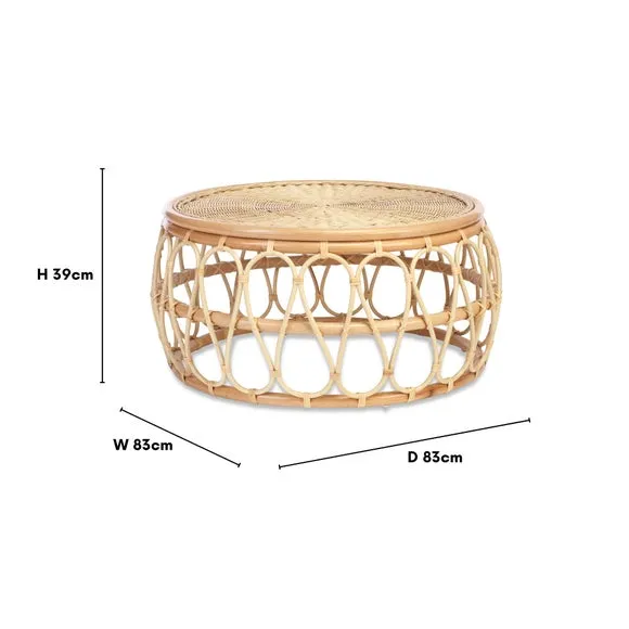 Desser Beijing Rattan Coffee Table 5