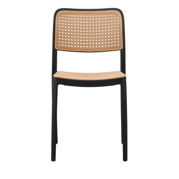 Fusion Living Plastic Cafe Dining Chair 3