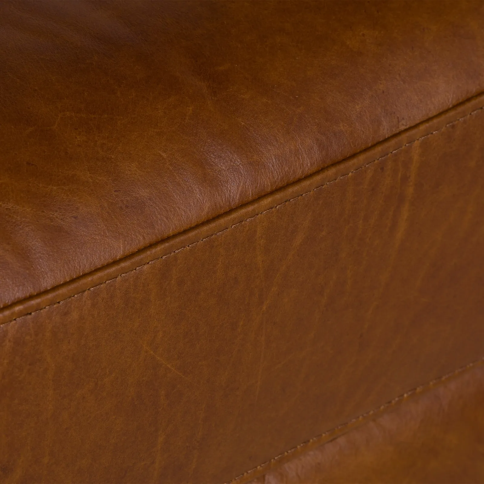 Albard Swivel Armchair, Brown Leather | Barker & Stonehouse 5